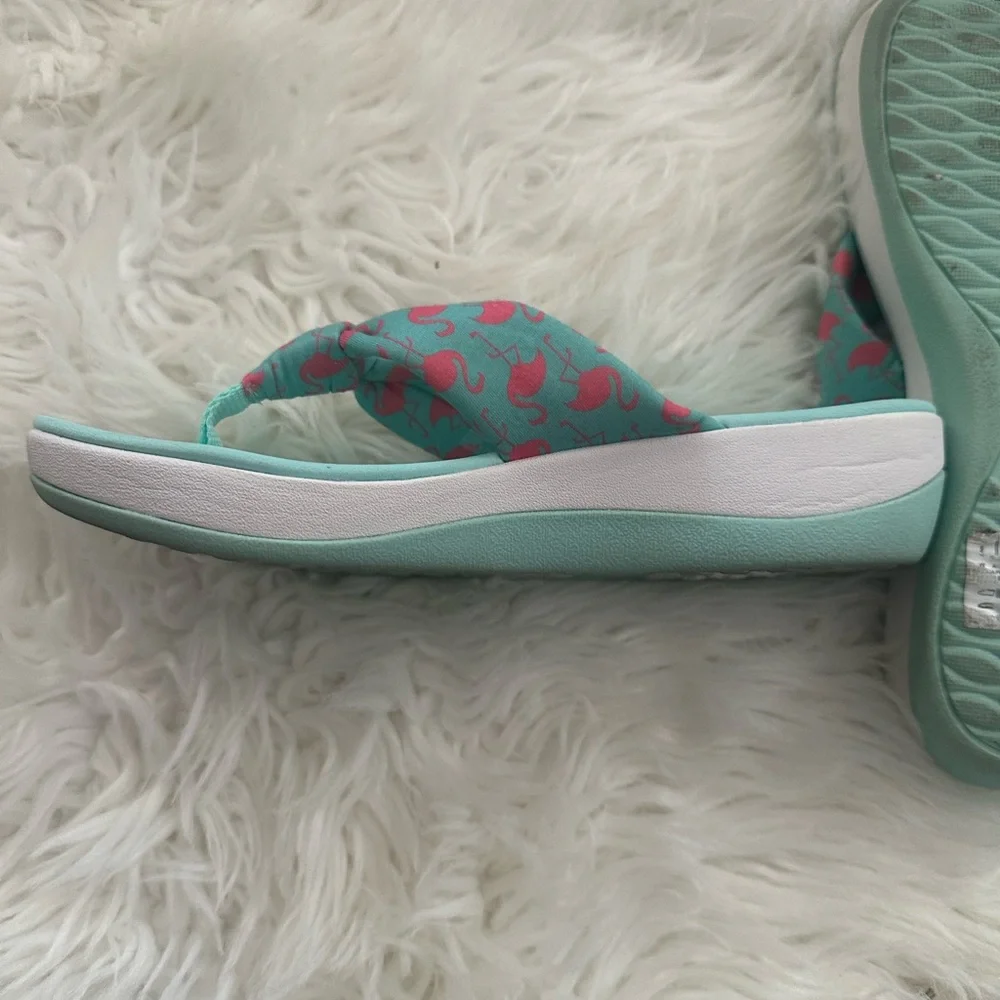 Clarks Cloudsteppers Arla Glison Flip Flop Sandals - Picture 2 of 3